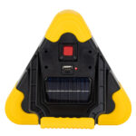 GloboStar® 79080 Φορητό Επαναφορτιζόμενο Τρίγωνο Ασφαλείας - Προβολέας Εργασίας LED COB 15W 1500lm με Ενσωματωμένη Μπαταρία 1200mAh & Φωτοβολταϊκό Πάνελ - 5 Light Modes & Power Bank με Καλώδιο Φόρτισης USB Αδιάβροχο IP54 Ψυχρό Λευκό 6000K - Image 5