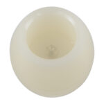 GloboStar® CANDLE 79548 ΣΕΤ 2 x Διακοσμητικά Realistic Κεράκια με LED Εφέ Κινούμενης Φλόγας - Μπαταρίας 2 x CR2032 Μπλε Μπεζ D6 x H5cm - Image 3