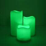 GloboStar® 79553 ΣΕΤ 3 Διακοσμητικών Realistic Κεριών με LED - Μπαταρίας & Ασύρματο Χειριστήριο IR Πολύχρωμα RGB Dimmable - Image 6