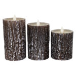 GLOBOSTAR® EVERFLAME 79562 Διακοσμητικό Κερί Παραφίνης με Εφέ Κινούμενης Φλόγας & IR Ασύρματο Χειριστήριο LED 0.5W 25lm 120° DC 3V με 2xAA Μπαταρίες IP20 Θερμό Λευκό 2700K Dimmable - Μ7.5 x Π7.5 x Υ15cm - Πακέτο 3 Τεμαχίων - 1 Χρόνο Εγγύηση - Image 3