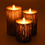GLOBOSTAR® EVERFLAME 79562 Διακοσμητικό Κερί Παραφίνης με Εφέ Κινούμενης Φλόγας & IR Ασύρματο Χειριστήριο LED 0.5W 25lm 120° DC 3V με 2xAA Μπαταρίες IP20 Θερμό Λευκό 2700K Dimmable - Μ7.5 x Π7.5 x Υ15cm - Πακέτο 3 Τεμαχίων - 1 Χρόνο Εγγύηση - Image 5