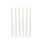 GloboStar® 79563 ΣΕΤ 6 Διακοσμητικών Realistic Κεριών Κηροπηγίου με LED Εφέ Κινούμενης Φλόγας - Μπαταρίας & Ασύρματο Χειριστήριο IR Θερμό Λευκό 2700K Dimmable - Image 3