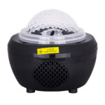 GloboStar® 79603 Μαύρο Επιτραπέζιο Διακοσμητικό Φωτιστικό Ειδικών Εφε NIGHT SKY GALAXY 3D LED 10W DC 5V 2200mAh Επαναφορτιζόμενο με Bluetooth Speaker - Sound Activated - Καλώδιο Τροφοδοσίας USB και Ασύρματο Χειριστήριο RF 2.4Ghz Πολύχρωμo RGB Dimmable - Image 3