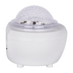 GloboStar® 79604 Λευκό Επιτραπέζιο Διακοσμητικό Φωτιστικό Ειδικών Εφε NIGHT SKY GALAXY 3D LED 10W DC 5V 2200mAh Επαναφορτιζόμενο με Bluetooth Speaker - Sound Activated - Καλώδιο Τροφοδοσίας USB και Ασύρματο Χειριστήριο RF 2.4Ghz Πολύχρωμo RGB Dimmable - Image 5