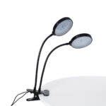 GLOBOSTAR® GROWME 79650 Φωτιστικό Ανάπτυξης Φυτών με Ενσωματωμένο Χειριστήριο LED 10W 300lm 120° DC 5V με USB 2.0 IP20 Πολύχρωμο Πλήρους Φάσματος Κόκκινο 660nm & Μπλε 450nm & UVIR 730nm Dimmable - Sanan SMD Chip - Μαύρο - Μ10 x Π30 x Υ36cm - 2 Χρόνια Εγγύηση - Image 4
