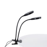 GLOBOSTAR® GROWME 79650 Φωτιστικό Ανάπτυξης Φυτών με Ενσωματωμένο Χειριστήριο LED 10W 300lm 120° DC 5V με USB 2.0 IP20 Πολύχρωμο Πλήρους Φάσματος Κόκκινο 660nm & Μπλε 450nm & UVIR 730nm Dimmable - Sanan SMD Chip - Μαύρο - Μ10 x Π30 x Υ36cm - 2 Χρόνια Εγγύηση - Image 5