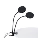 GLOBOSTAR® GROWME 79650 Φωτιστικό Ανάπτυξης Φυτών με Ενσωματωμένο Χειριστήριο LED 10W 300lm 120° DC 5V με USB 2.0 IP20 Πολύχρωμο Πλήρους Φάσματος Κόκκινο 660nm & Μπλε 450nm & UVIR 730nm Dimmable - Sanan SMD Chip - Μαύρο - Μ10 x Π30 x Υ36cm - 2 Χρόνια Εγγύηση - Image 6