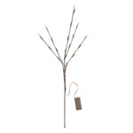 GLOBOSTAR® BRANCH 79800 Μοντέρνο Επιτραπέζιο Φωτιστικό LED 3W 300lm 360° με 2 x ΑΑ Μπαταρίες DC 3V IP20 Ψυχρό Λευκό 6000K - DIODE - Καφέ & Μπεζ - Μ62.5 x Π62.5 x Υ70cm - 2 Χρόνια Εγγύηση - Image 2