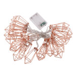 79805 Διακοσμητική Γιρλάντα Bronze Cone 4 Μέτρα με Διακόπτη On/Off - 30 LED 3W με Μπαταρίες 3xAA & Διάφανο Καλώδιο IP20 Θερμό Λευκό 2700K Μ4m - Image 3