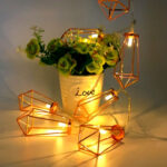 79805 Διακοσμητική Γιρλάντα Bronze Cone 4 Μέτρα με Διακόπτη On/Off - 30 LED 3W με Μπαταρίες 3xAA & Διάφανο Καλώδιο IP20 Θερμό Λευκό 2700K Μ4m - Image 5