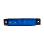 GloboStar® 79903 Πλευρικά Φώτα Όγκου Φορτηγών LED 6xSMD2835 DC 10-30V 1.5W 100lm IP66 Mπλε - Μ9.5 x W2 x H1.1cm - Image 3