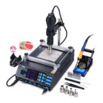 GloboStar® 79973 Ψηφιακός Σταθμός Συγκόλλησης 3in1 με Ψηφιακή Οθόνη - Κολλητήρι - Πιστόλι Θερμού Αέρα Hot Air Soldering Welding Gun - Φούρνος Πλακετών Solder Preheat Welding Oven PCB και PID Προγραμματιζόμενο Σύστημα Ελέγχου Θερμοκρασίας - 1200W - Image 2