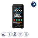 GLOBOSTAR® DIGIMETRIC 79976 Ψηφιακό ΠολύμετροTrue RMS AI με Μετρητή Τάσης Volt AC & DC, Θερμοκρασίας, Ampere, Καπασιτόμετρο, Ohm & Οπίσθιος Φακός - CATIII 600V Max 1000VDC/750VAC - Μ14.2 x Π7 x Υ2cm - 2 Χρόνια Εγγύηση