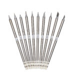 GLOBOSTAR® DRILLPRO-T12 79977 Σετ 10 Κεφαλών για Σταθμό Συγκόλλησης/Κολλητήρι Συμβατές με Μοντέλα HAKKO FX951 & FX952 - Μ15.5 x Π15.5 x Υ2cm - Πακέτο 10 Τεμαχίων - Image 2