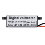 GloboStar® 79985 Όργανο Μέτρησης Τάσης Βολτόμετρο με Οθόνη LED Display DC 3.5 έως 30V Κόκκινο Μ5.5 x Π1.5 x Υ2.5cm - Image 6