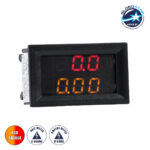 GLOBOSTAR® VOLTAMPERE 79988 Ψηφιακό Όργανο Μέτρησης Τάσης Βολτόμετρο από DC 0 έως 100V & Αμπερόμετρο από 0 έως 9.99A με Οθόνη LED IP20 - Μαύρο - Μ5 x Π1.5 x Υ3cm - 2 Χρόνια Εγγύηση