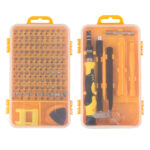 GloboStar® 79998 Επαγγελματικό Mini Σετ Εργαλείων 115 Εξαρτημάτων σε 1 DIY Tool Kit - Για Επισκευές iPhone,Samsung κλπ Κινητά Τηλέφωνα - PC - Laptop - Xbox - Ρολογιών - Οπτικά - Γυαλιά και Γενικών Μικρόεπισκευών Λεπτομέρειας με Μαγνητικό Κατσαβίδι - Image 3