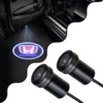 GLOBOSTAR® GHOSTLOGO 81608 Projector Προβολής Μάρκας Αυτοκινήτου "HONDA" LED 2.5W/5W 100lm/200lm 45° DC 12V Αδιάβροχο IP65 Ψυχρό Λευκό 6000K - CREE XHP35 Chip - Μ2.2 x Π3.4 x Υ2.2cm / Q1.9cm - Πακέτο 2 Τεμαχίων - 1 Χρόνο Εγγύηση - Image 5