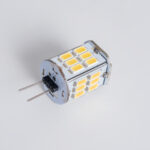 GLOBOSTAR® G4BACK 76136 Λάμπα G4 LED 6W 600lm 320° DC 12-24V IP20 Θερμό Λευκό 2700K Dimmable - Sanan SMD Chip - Back Pin - Μ1.9 x Π1.9 x Υ3.7cm - 2 Χρόνια Εγγύηση - Image 4