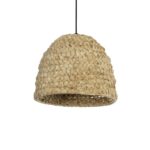 GLOBOSTAR® MEKA 204-0163 Boho Κρεμαστό Φωτιστικό Οροφής με Ντουί 1 x E27 AC 220-240V IP20 - Μπεζ - Μ30 x Π30 x Υ25cm - Image 2