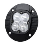 GloboStar® 85444 PRO Series Χωνευτός Προβολέας Εργασίας - Φώτα Ημέρας - Working Light - DRL για Αυτοκίνητα & Φορτηγά LED CREE XBD 20W 2000lm DC 10-30V Αδιάβροχο IP65 Ψυχρό Λευκό 6000K & RGB - Image 2