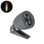 GLOBOSTAR® TREESPO 90469 Φωτιστικό Σποτ για Φυτά - Δέντρα LED 12W 1320lm 15° DC 24V Αδιάβροχο IP65 Θερμό Λευκό 2700K Dimmable - Bridgelux SMD Chip - Γκρι Ανθρακί - Μ9 x Π11 x Υ9cm - 3 Χρόνια Εγγύηση - Image 2
