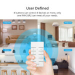 GloboStar® 80074 SONOFF RM433R2 - Remote Controller RF 433Mhz 8 Key (Battery Included) - Image 6