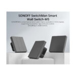 GloboStar® 80089 SONOFF M5-3C-80 SwitchMan Mechanical Smart Switch WiFi & Bluetooth AC 100-240V Max 6A 1320W (2A/Way) 3 Way - Image 6