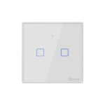 GloboStar® 80131  SONOFF T2EU2C-RF - 433MHz Wireless Smart Wall Touch Button Switch AC 100-240V Max 4A (2A/Way) 2 Way - RF Series - Image 4