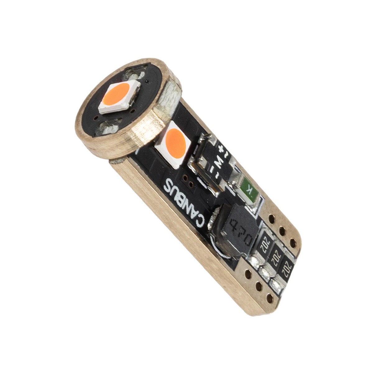 81116_1 GLOBOSTAR® W5W-T10 81116 Λάμπα W5W T10 CANbus LED 2W 150lm 360° DC 12V IP20 Κόκκινο - 3 x Epistar SMD3030 Chip - Μ1 x Π1 x Υ2.5cm - 1 Χρόνο Εγγύηση - Image 1