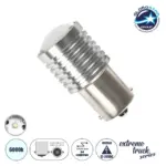 GloboStar® P21W 1156 81214 Λάμπα Αυτοκίνητου  BA15S LED 1 CREE LED 7W 987lm 60° DC 12V IP20 Ψυχρό Λευκό 6000K
