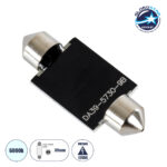 GloboStar® C5W 81307 Λάμπα Αυτοκινήτου LED 39mm FESTOON - 9xSMD5630 4.5W 675lm 120° DC 12V IP20 Μ3.9 x Π1.2 x Υ1.2cm Ψυχρό Λευκό 6000K - Image 2