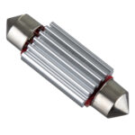 GloboStar® C5W 81318 Λάμπα Αυτοκίνητου 39mm FESTOON  2nd Generation Can-Bus Series LED 6 SMD 5630 2W 72lm 120° DC 12V IP20 Κόκκινο - Image 2