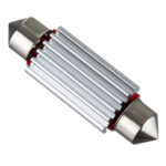GloboStar® C5W 81323 Λάμπα Αυτοκίνητου 42mm FESTOON  2nd Generation Can-Bus Series LED 6 SMD 5630 4W 480lm 120° DC 12V IP20 Μπλε - Image 2