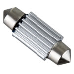 GLOBOSTAR® C5W 81329 Σωληνωτή Λάμπα C5W 36mm CANbus LED 1.2W 180lm 120° DC 24-30V IP20 Ψυχρό Λευκό 6000K - 12 x Epistar SMD4014 - Μ3.6 x Π1.2 x Υ1.2cm - 1 Χρόνο Εγγύηση - Image 2