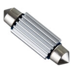 GLOBOSTAR® C5W 81331 Σωληνωτή Λάμπα C5W 42mm CANbus LED 1.2W 180lm 120° DC 24-30V IP20 Ψυχρό Λευκό 6000K - 12 x Epistar SMD4014 - Μ4.2 x Π1.2 x Υ1.2cm - 1 Χρόνο Εγγύηση - Image 2