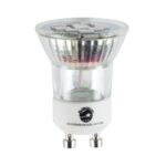 GloboStar® 76009 Σποτ LED GU10 MR11 4W 300lm 120° AC 85-265V με Λευκό Γαλακτερό Γυαλί Κόκκινο - 2 Χρόνια Εγγύηση - Image 2