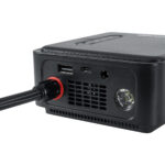 GloboStar® 81490 Φορητή Επαναφορτιζόμενη Ψηφιακή Τρόμπα - Κομπρέσορας Αέρος Αυτοκινήτου & Μοτοσυκλέτας - με Οθόνη LCD & Ενσωματωμένη Επαναφορτιζόμενη Μπαταρία Λιθίου 7800 mAh - Πίεση Αέρος Max 150 PSI - 5 Προγράμματα - Φακό LED - Power Bank με έξοδο USB 2.0 - Φορτιστή Αυτοκινήτου - Μ11.5 x Π5 x Υ13cm - 3 Χρόνια Εγγύηση - Image 6