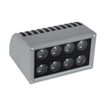 GloboStar® FLOOD-DENA 90486 Επιτοίχιος Προβολέας Wall Washer για Φωτισμό Κτιρίων - Απλίκα & Δαπέδου LED 16W 1520lm 5° DC 24V Αδιάβροχο IP67 Μ15.5 x Π13 x Υ9.1cm Φυσικό Λευκό 4500K - Γκρι Ανθρακί - 3 Years Warranty - Image 3