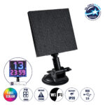 GloboStar® 81501 LED Scrolling Display 32x32 Pixel - Κυλιόμενη Ψηφιακή Πινακίδα / Επιγραφή Μονής Όψης P10 LED SMD DC 5V USB - Λειτουργία μέσω Wi-Fi με Εφαρμογή APP - IP20 - Μ13.2 x Π4 x Υ25cm - Πολύχρωμο RGBW - 1 Χρόνο Εγγύηση