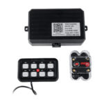 GloboStar® 81503 Ψηφιακό Πάνελ Ελέγχου Φωτισμού DIY Bluetooth για Οχήματα με 8 Διακόπτες On/Off DC 12-24V Max 1200W 60A Αδιάβροχο IP65 Μ12 x Π7 x Υ1.5cm - 2 Χρόνια Εγγύηση - Image 2
