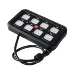 GloboStar® 81503 Ψηφιακό Πάνελ Ελέγχου Φωτισμού DIY Bluetooth για Οχήματα με 8 Διακόπτες On/Off DC 12-24V Max 1200W 60A Αδιάβροχο IP65 Μ12 x Π7 x Υ1.5cm - 2 Χρόνια Εγγύηση - Image 4
