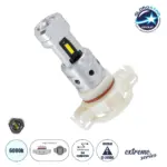 GloboStar® 81507 Λάμπα Αυτοκινήτου & Μοτοσυκλέτας LED PXS24W/2504 3rd Generation Can-Bus Extreme Series 5xSMD1860 CSP 8.5W 1200lm 360° DC 12-24V IP20 - Μ4 x Π2.8 x Υ6cm Λευκό - Ψυχρό Λευκό 6000K - 2 Χρόνια Εγγύηση