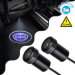 GloboStar® 81610 LANCIA Ghost Car Brand Logo Projector - Προτζέκτορας Προβολής Μάρκας Αυτοκινήτου LED CREE XHP35 3W 240lm 120° DC 12V IP20 Ψυχρό Λευκό 6000K