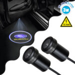 GloboStar® 81625 SUBARU Ghost Car Brand Logo Projector - Προτζέκτορας Προβολής Μάρκας Αυτοκινήτου LED CREE XHP35 3W 240lm 120° DC 12V IP20 Ψυχρό Λευκό 6000K