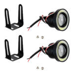 GLOBOSTAR® MOTOFLOOD 81634 Προβολάκι LED 30W/60W 3200lm/6400lm 45° DC 12V Αδιάβροχο IP65 Ψυχρό Λευκό 6000K - CREE COB Chip - Μ8.8 x Π8.8 x Υ7cm - Πακέτο 2 Τεμαχίων - 2 Χρόνια Εγγύηση - Image 6