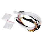 GloboStar® 81725 Σετ 2 ΕΛΑΣΤΙΚΑ - FLEXIBLE DRL + FLASH TURN LIGHT LED CREE COB 60cm 12W 1800lm 360° DC 12V Αδιάβροχα IP65 Πορτοκαλί - Ψυχρό Λευκό 6000K - Image 5