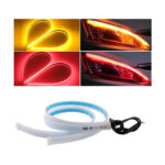 GLOBOSTAR® DRL 81731 Φώτα Ημέρας DRL & Φλας LED 12W/24W 1050lm/2100lm 200° DC 24-30V Αδιάβροχο IP65 Κόκκινο & Πορτοκαλί - Μ60 x Π1.5 x Υ0.5cm - Πακέτο 2 Τεμαχίων - 1 Χρόνο Εγγύηση - Image 6