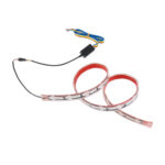 GloboStar® 81732 Car Backlit LED Strip Εύκαμπτη Ταινία 100cm Σήμανσης DRL Αυτοκινήτου 5 Προγραμμάτα Φωτισμού LED SMD 5050 7.6W DC 9-30V Αδιάβροχη IP65 RGB - 2 Χρόνια Εγγύηση - Image 3