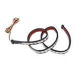 GloboStar® 81735 Car Backlit LED Strip Εύκαμπτη Ταινία 150cm Σήμανσης DRL Αυτοκινήτου 3 Προγραμμάτα Φωτισμού LED SMD 5050 12W DC 9-30V Αδιάβροχη IP65 Πορτοκαλί - Κόκκινο - 2 Χρόνια Εγγύηση - Image 3